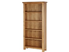 Oak Large Deep Bookcase