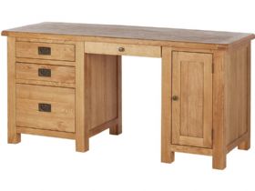 Oak Double Desk
