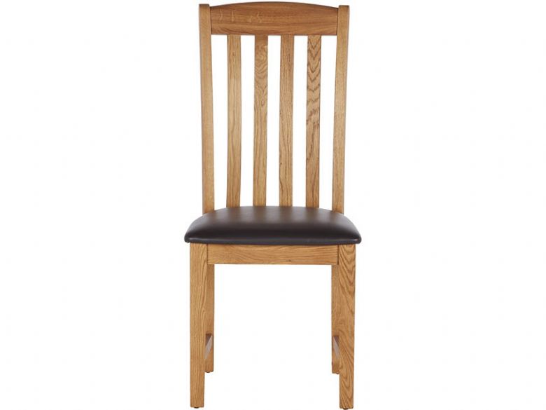 Winchester Oak Dining Chair With Vertical Slats