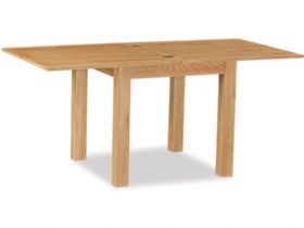 Salisbury oak square table fully extended