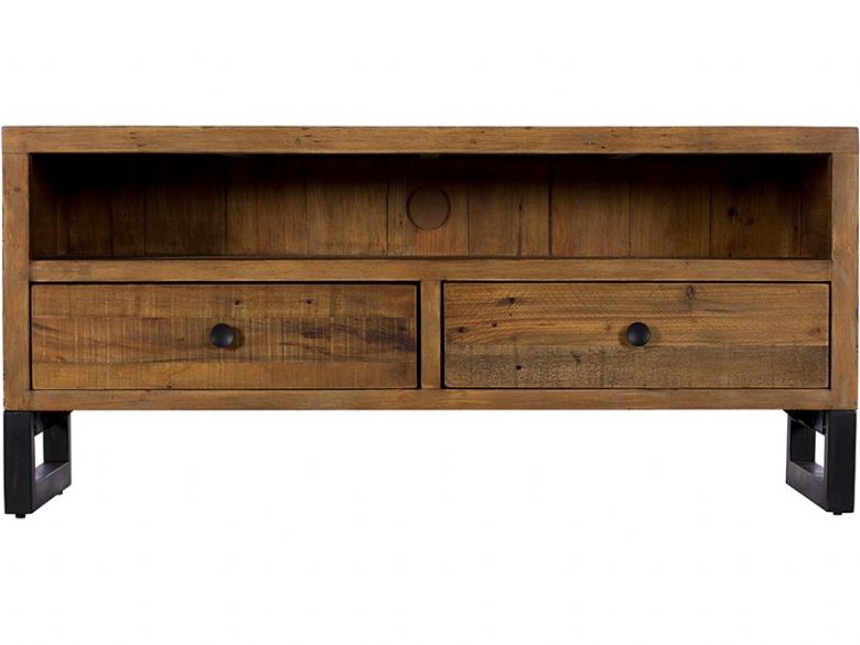 Halstein reclaimed TV unit with drawers