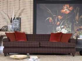Tetrad Harris Tweed Nevis fabric sofa available at Furniture Barn