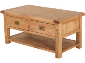 Coffee Table with 2 Drawers