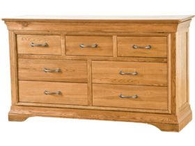 Oak 3 Over 4 Chest of Drawers