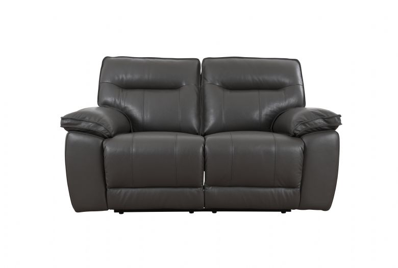 viceroy 2 seater leather black sofa available at Lee Longlands