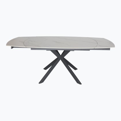 140cm Extending Table White 140cm Extending Table White
