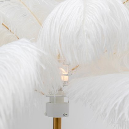 Feather Palm Floor Lamp