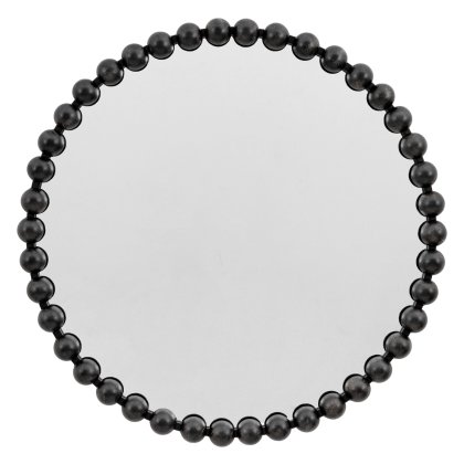 Ceretti Round Mirror Black