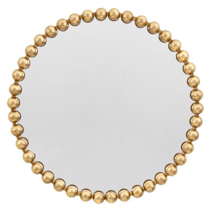 Ceretti Round Mirror Gold