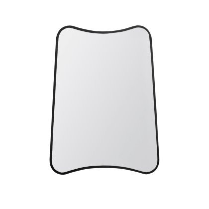 Kurva Rectangle Mirror Black