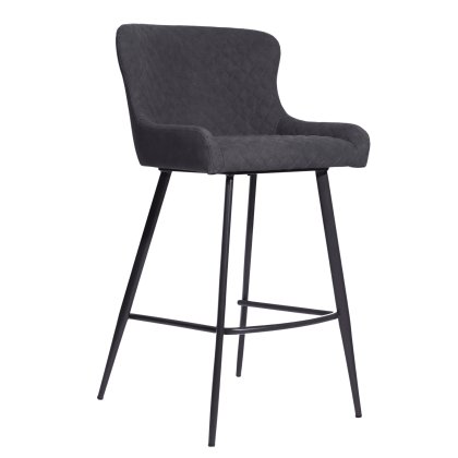 Amine Bar Stool - Grey PU