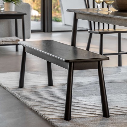 Gallery Direct Wycombe Dining Bench Black Gallery Direct Wycombe Dining Bench Black