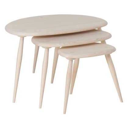 Ercol Originals Pebble Nest Of Tables Ercol Originals Pebble Nest Of Tables