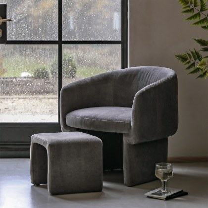 Asko Armchair | Anthracite Asko Armchair | Anthracite