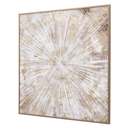 Starburst Framed Canvas