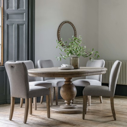 Gallery Direct Vancouver Round Extending Dining Table Gallery Direct Vancouver Round Extending Dining Table