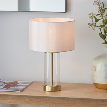 Lessina Table Lamp – Brushed Gold Finish