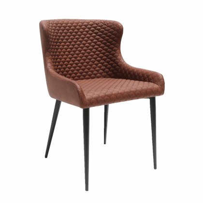 Versa Dining Chair in Tan PU