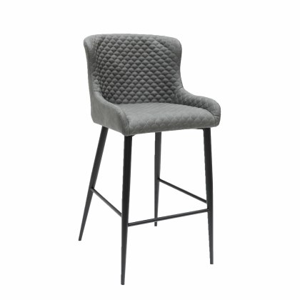 Versa Bar Stool in Slate Grey PU