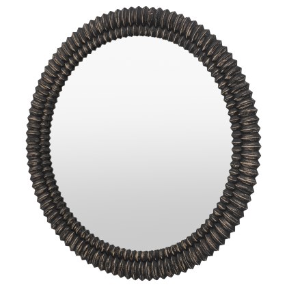 Pimlico Round Mirror in Black Pimlico Round Mirror in Black