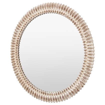 Pimlico Round Mirror in Whitewash Pimlico Round Mirror in Whitewash