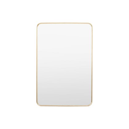 Holworth Mirror, Small, Gold