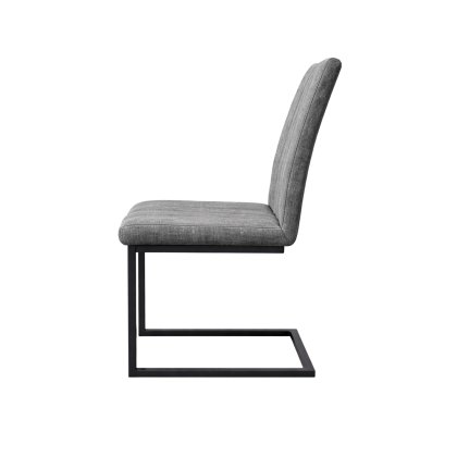 Yukon Retro Stitch Dining Chair in Graphite