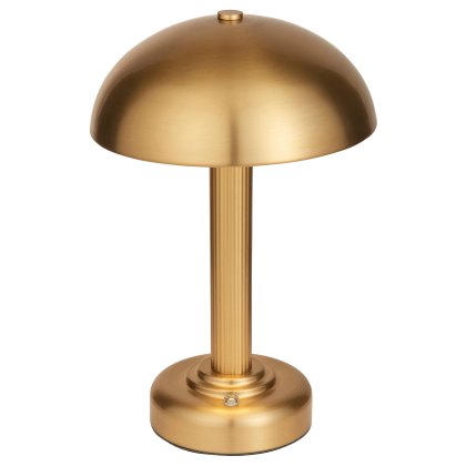 Bridport Rechargeable Table Lamp – Warm Brass Finish Bridport Rechargeable Table Lamp – Warm Brass Finish