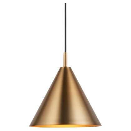 Cape Pendant Light, Antique Brass
