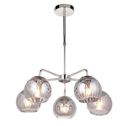 Dimple Pendant Light in Chrome
