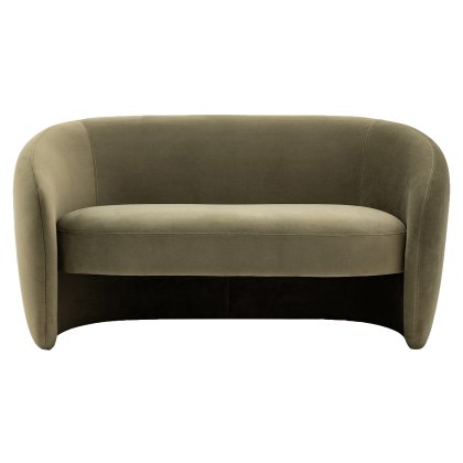 Curvo 2 Seater Sofa Moss Green