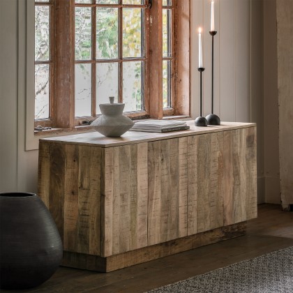 Gallery Direct Iowa 4 Door Sideboard- Natural