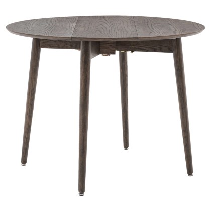 Gallery Direct Hatfield Smoked Folding Dining Table