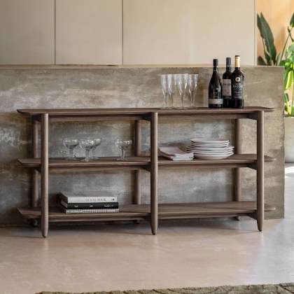 Gallery Direct Smoked Wide Open Display