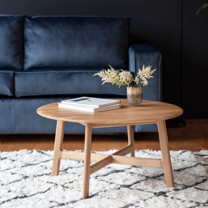 Madrid Oak Round Coffee Table
