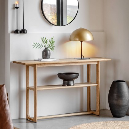 Gallery Direct Craft Console Table Natural