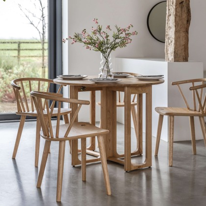 Gallery Direct Craft Folding Dining Table Natural