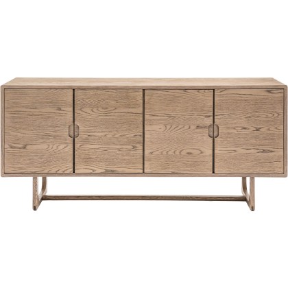 Gallery Direct Craft 4 Door Smoked Sideboard