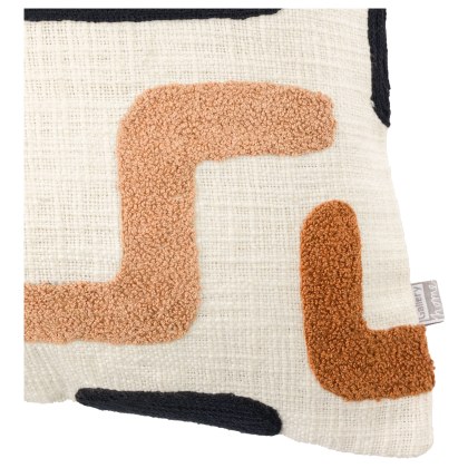 Arul Embroidered Cushion Nutmeg Arul Embroidered Cushion Nutmeg