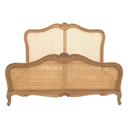 Chic King Cane Bed