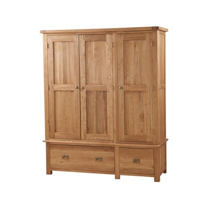 TRIPLE WARDROBE WITH DRAWERS