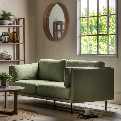 Wigmore 3 Seater Sofa Verdant Green Boucle