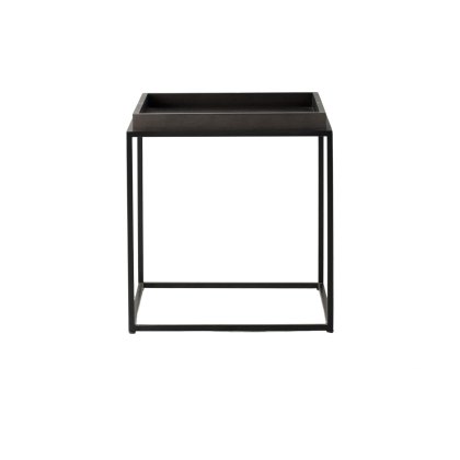 Forden Black Tray Side Table