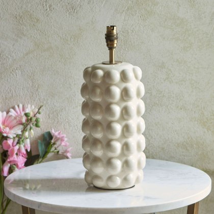 Bobble Table Lamp Base | White