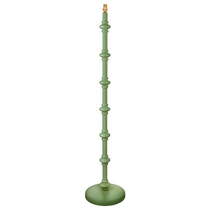 Carnaby Floor Lamp Base in Satin Cotswold Green