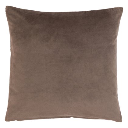 Basketweave Chenille Chocolate Cushion 2 Pack