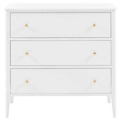 Acton White 3 Drawer Chest