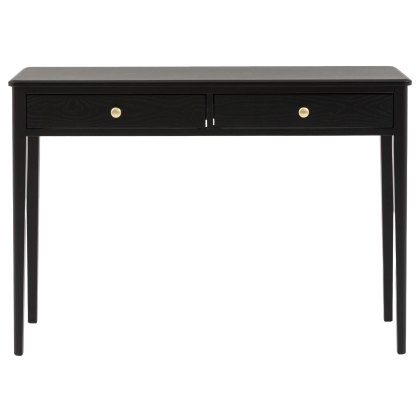Acton Black 2 Drawer Console