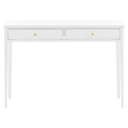 Acton White 2 Drawer Console
