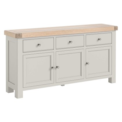 Coastal Stone Grey Large Sideboard